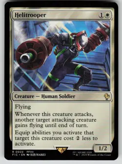 Helitrooper Rare Commander: FINAL FANTASY 22 MTG Near Mint - Image 1