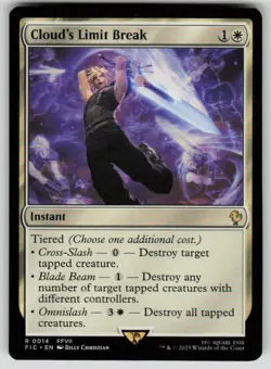 Cloud's Limit Break Rare Commander: FINAL FANTASY 14 MTG Near Mint - Image 1