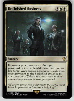 Unfinished Business Rare Commander: FINAL FANTASY 259 MTG Near Mint - Image 1