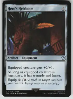 Hero's Heirloom Uncommon Commander: FINAL FANTASY 346 MTG Near Mint - Image 1