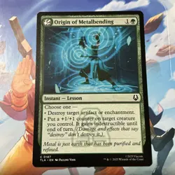 Origin of Metalbending 187 Avatar The Last Airbender MTG NM Regular NP - Image 1