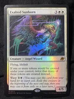 Exalted Sunborn Edge of Eternities Foil Magic The Gathering - Image 1