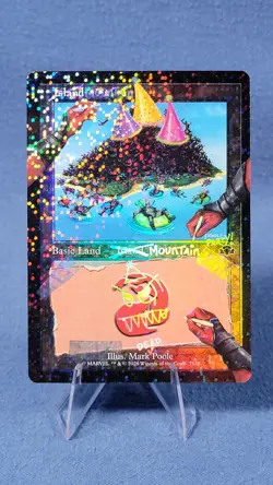 Mountain (IslandU) Secret Lair Deadpool Drop (Pool Party Confetti Foil) 🔮 C - Image 1