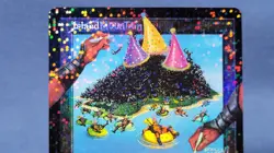 Mountain (IslandU) Secret Lair Deadpool Drop (Pool Party Confetti Foil) 🔮 C - Image 2