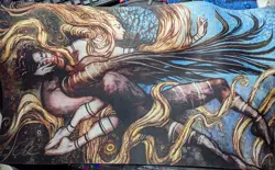 MTG: Rebecca Guay, Seb McKinnon (Signed) Playmat "The Poet and The Faerie Queen" - Image 1