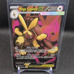 Mega Lopunny EX 115/094 Me02: Phantasmal Flames Holo Pokemon Card - Image 1