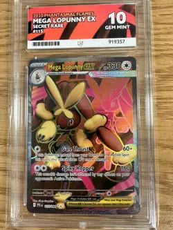 Mega Lopunny EX 115/094 Me02: Phantasmal Flames Full Art Ace 10 - Image 1