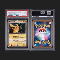 ** PSA 8 ** 2008 Pokemon JPN 11th Movie Commemoration Promo #003 Pikachu Holo - Image 3