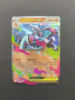 Mega Charizard X EX 029 Holo Black Star Promo Pokemon TCG - Image 1
