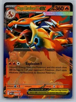 Mega Charizard Y ex - 030 030 Holo Promo ME: Mega Evolution Promo Pokemon NM - Image 1