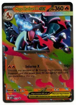 Mega Charizard X ex MEP 029 Black Star Promo Pokemon TCG. Pk001387 - Image 1
