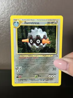 Pokemon Neo Discovery Forretress Holo 2/75 MP WotC Vintage - Image 4