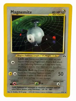Magnemite - 7/75 Neo Discovery 2001 WOTC - Holo - Pokemon TCG - Image 1