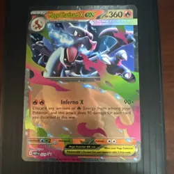 Pokemon Mega Charizard X EX 029 promo mega evolution - Image 1