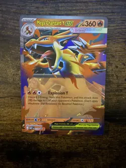 2026 Pokemon TCG MEP Mega Charizard Y EX Blackstar Promo 030 - Image 1