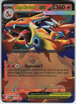 Mega Charizard Y ex - 030 030 Promo ME: Mega Evolution Promo Pokemon Near Mint - Image 1
