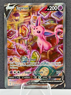 Pokemon TCG: Espeon V 180/203 Ultra Rare (Alt Art) Evolving Skies -LP/MP - Image 1