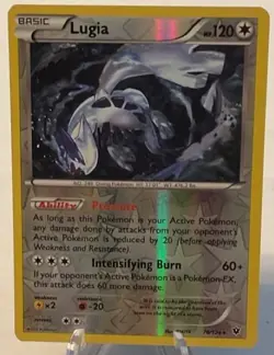 Pokemon TCG Lugia Fates Collide 78/124 Reverse Holo Rare Basic 120 HP English - Image 1