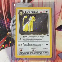 Pokemon Dark Persian 17/53 Promo Holo MP has scratches and small creases - Image 1