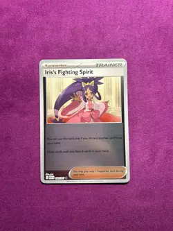 Iris’s Fighting Spirit 190/217 Uncommon Reverse Holo Pokemon Ascended Heroes NM - Image 1