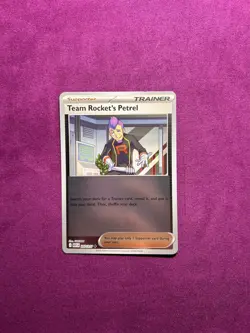 Team Rocket’s Petrel 207/217 Uncommon Reverse Holo - Pokemon Ascended Heroes NM - Image 1