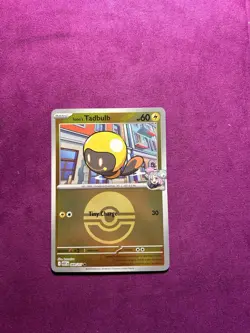 Iono’s Tadbulb 069/217 Common Poke Ball Reverse Holo Pokemon Ascended Heroes NM - Image 1