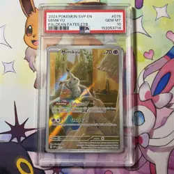 Pokemon Scarlet & Violet Mimikyu Holo Black Star Promo Paldean Fates ETB PSA 10 - Image 1