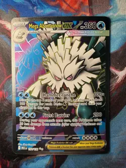 Pokemon Mega Abomasnow EX 157/132 Me01: Mega Evolution Ultra Rare Holo 350 HP - Image 1