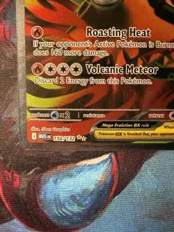 Pokemon Mega Camerupt EX 156/132 Me01: Mega Evolution Holo Ultra Rare - Image 4