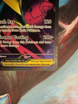 Pokemon Mega Manectric EX 158/132 Me01 Ultra Rare Full Art Holo 330 HP - Image 3