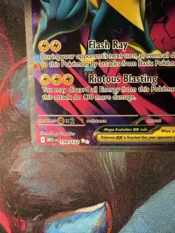 Pokemon Mega Manectric EX 158/132 Me01 Ultra Rare Full Art Holo 330 HP - Image 4