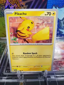 Pikachu 051/162 Common NM Pokemon TCG Scarlet & Violet Temporal Forces - Image 1