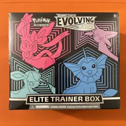 Pokemon Sword & Shield Evolving Skies Elite Trainer Box ETB Sealed (Has Tear) - Image 1