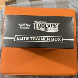 Pokemon Sword & Shield Evolving Skies Elite Trainer Box ETB Sealed (Has Tear) - Image 4