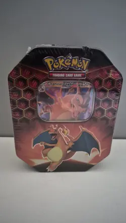 Pokemon TCG - Hidden Fates Charizard Tin (Minor Damage) - Image 1