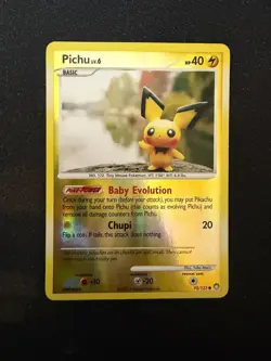 Pichu 93/123 Mysterious Treasures Reverse Holo Pokemon TCG - LP - Image 1