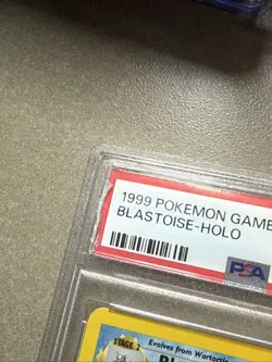 PSA 6 EX-MINT: BASE SET VINTAGE BLASTOISE-HOLO 1999 POKEMON GAME #2*DESCRIPTION* - Image 3