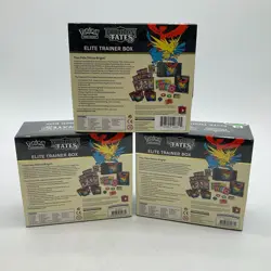 Lot of (3) Pokemon TCG Hidden Fates Elite Trainer Boxes SEALED NEW ETB - Image 2