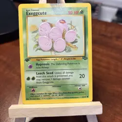 Pokemon TCG Exeggcute #52/64 1st Edition Jungle Set Unlimited WOTC LP - Image 1