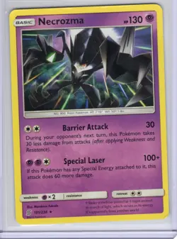 Necrozma 101/236 Rare Pokemon SM Unified Minds - NM - Image 1
