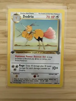 1999 POKEMON JUNGLE 1ST EDITION DODRIO #34/64 - Image 1