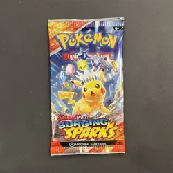 Pokemon Scarlet & Violet Surging Sparks Booster Pack Sealed Pikachu Art English - Image 1
