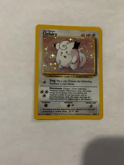 Pokemon Clefairy Base Set Holo Rare 5/102 40 HP 1999 Wizards of the Coast - Image 3
