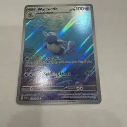 Pokemon Wartortle 171/165 Sv: Scarlet & Violet 151 Illustration Rare Holo - Image 1