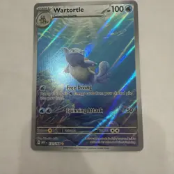Pokemon Wartortle 171/165 Sv: Scarlet & Violet 151 Illustration Rare Holo - Image 2