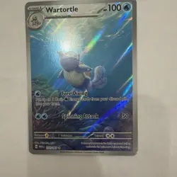 Pokemon Wartortle 171/165 Sv: Scarlet & Violet 151 Illustration Rare Holo - Image 3