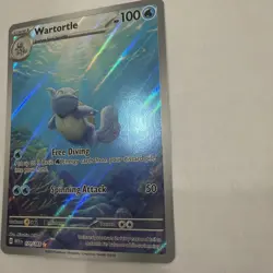 Pokemon Wartortle 171/165 Sv: Scarlet & Violet 151 Illustration Rare Holo - Image 4