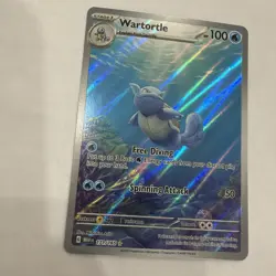 Pokemon Wartortle 171/165 Sv: Scarlet & Violet 151 Illustration Rare Holo - Image 5
