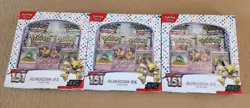 3 Pokemon Scarlet & Violet 151 Alakazam ex Collection Box Booster Promo English - Image 1