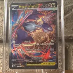 Pokemon TCG Mega Latias ex 181/132 Me01 Special Illustration Rare Holo CGC 9 - Image 3